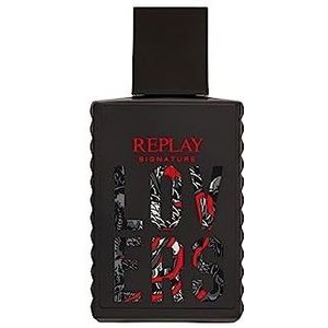 REPLAY - Signature Lovers for man Eau de toilette - Herensgeur, kruidig, fruitig, intens, aromatisch, energiek en uniek