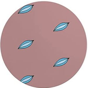 Questo Casa, Ronde muismat, digitaal bedrukt, antislip onderkant, voor kantoor en thuis, diameter 22 cm