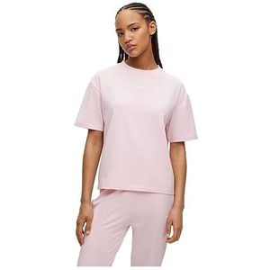 HUGO Shuffle Loungewear_T T-shirt voor dames, Licht/Pastel Pink686