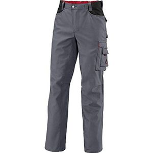 BP Workwear 1788-555-53 werkbroek - elastiek op de rug - plooien in de taille - normale pasvorm - taille: 52n - kleur: donkergrijs/zwart