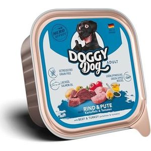 Doggy Dog – Paté – 10 x 150 g – Bœuf et dinde