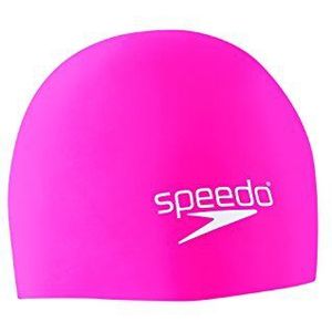 Speedo Elastomeric Solid Soft Siliconen Zwemmende Dome Swim Cap - Roze, One Size