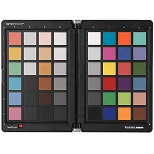 Datacolor Spyder Checkr - kleurenkaart voor cameralibratie met 48 kleurpatches
