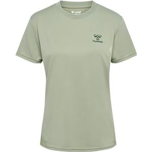 hummel Hmlactive PL Jersey S/S Femme T-shirt, Desert Sage, S