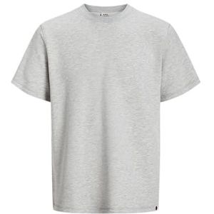 R.d.d. royal denim division Rdddaze Sweat-shirt à col rond S/S Noos, Gris clair chiné, S
