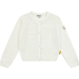 Steiff Gebreid vest voor meisjes, Helder wit