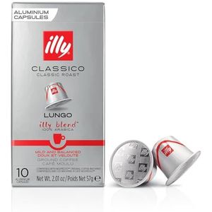 Illy - Classico Lungo koffiecapsules, 10 stuks