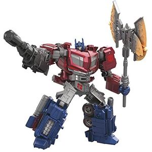 Transformers - Studio Series Voyager 03, Optimus Prime Gamer Edition, 16,5 cm, geïnspireerd op videospel Transformers: Oorlog van Cybertron