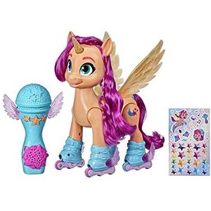 My Little Pony: A New Generation Movie Sing 'N Skate Sunny Starscout - 22,5 cm interactief op afstand bestuurbaar speelgoed met 50 reacties, lichten