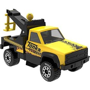 Tonka 06117 Steel Classics Tow Truck, Kids Construction Toys voor jongens en meisjes, voertuigspeelgoed voor creatief spel, speelgoedtrucks voor kinderen leeftijd 3+, geel en zwart