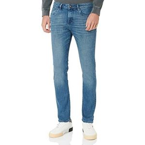 TOM TAILOR Troy Slim heren jeans Mid Stone Wash Denim, 40W/32L, 10281, 10281 - Mid Stone Wash Denim