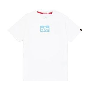 Alpha Industries Logo en satin pour homme, blanc, XXL, Blanc., XXL