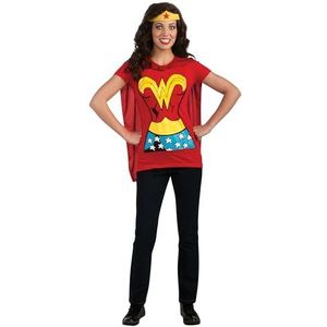 Rubies Wonder Woman T-shirt voor volwassenen, maat S-I-880475S