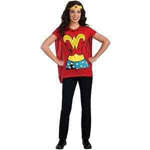 Rubies Wonder Woman T-shirt voor volwassenen, maat S-I-880475S
