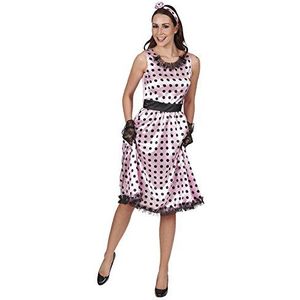 Andrea Moden Rockabilly kostuum jurk met haarband Rock 'n'Roll Retro Dans Party Motto carnaval