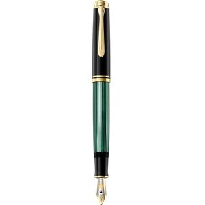 Pelikan Premium M600 EF vulpen, zwart/groen