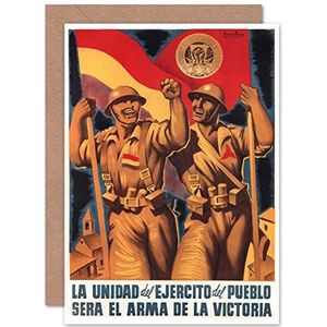 Spaanse wenskaart van de Spaanse Brigade