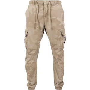 Urban Classics Cargo joggingbroek, meerkleurig (Sand Camo 00867), 58 (maat fabrikant: 40) heren, Camouflage