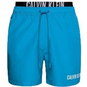 Calvin Klein Taille M double ceinture pour homme, bleu, L, Bleu, L