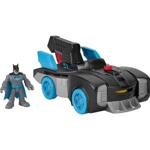 Fisher-Price Imaginext DC Super Friends Bat-Tech Batmobile, transformerend push-Along voertuig met Light-Up Batman-figuur voor kinderen leeftijden 3-8 - GWT24