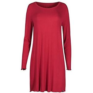 Skiny Chemise de Nuit à Manches Longues pour Femme Every Night in Special, Rot, Taille Unique, Rouge, taille unique
