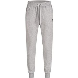 Lonsdale Bulno Sweatpants voor heren, Marl Grey/Zwart