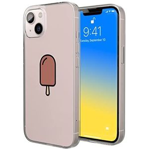 Bonateks, Étui de protection imprimé numériquement compatible avec iPhone 14, coque de protection anti-chocs, silicone, flexible, transparent