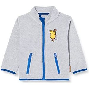 Playshoes Fleece-Jacke DIE MAUS baby-meisjes jas/jack, grijs (grijs/gemêleerd 37)