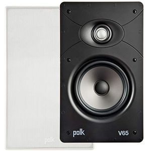 Polk Audio V 65 Rechthoekige ingebouwde luidspreker, hoge prestaties, wit