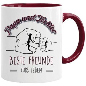 Tasse avec inscription en allemand « Daddy and Tochter » Meilleurs amis pour la vie, tasse de Noël Cadeau amusant, tasse à café, fête des pères - Cadeau de fête des pères - Anniversaire - Meilleur