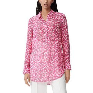 Comma 60.2.61.10.100.2128046 Damesblouse, roze | wit 01b4