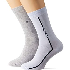 Calvin Klein Logo Line sokken heren, Lichtblauw