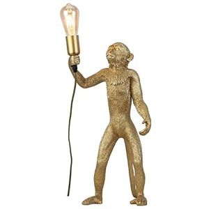 B·LED BARCELONA LED L4030-MP Originele creatieve gouden hars aap staande lamp met E27 fitting voor woonkamer, nachtkastje, slaapkamer, kinderkantoor