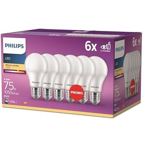 Philips LED 75W A60 E27 WW FR ND 6CT/4