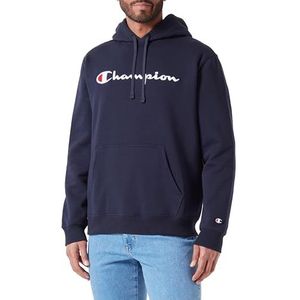 Champion Legacy Icons-Heavy Fall Fleece met capuchon voor heren, Navy Blauw