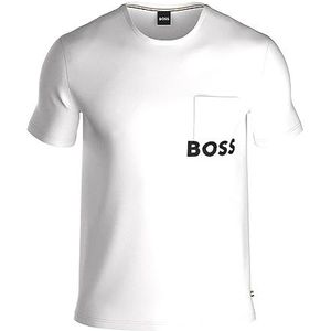 BOSS Modieus T-shirt voor heren met logo, wit, XXL, Wit