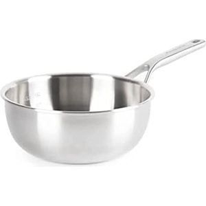KitchenAid Multi-Ply roestvrij staal 22 cm/3,1 liter Chef's Pan, zilver