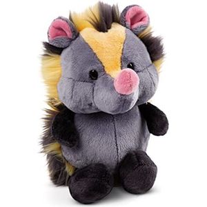 NICI Tenrek Terek 48864 pluche knuffeldier, realistisch, voor kinderen en volwassenen, geweldig cadeau-idee, grijs/geel, 25 cm