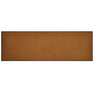 Deco-Mat 300271 deurmat Eco Uni antislip en wasbaar, ideaal voor entree, kledingkast of keuken, 57 x 180 cm, beige