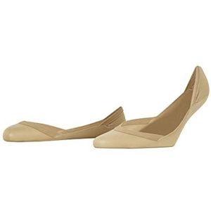 FALKE Elegant Step W IN Ultra Low Cut Uni 1 paar, onzichtbare damessokken, beige (Crystal 4409), 35-36, Beige (Crystal 4409)