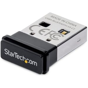 StarTech.com USB Bluetooth 5.0-adapter, Bluetooth-stick voor pc/toetsenbord/muis, Bluetooth 5.0-dongle, mini-bluetooth-ontvanger, USB USB 5.0 stick voor hoofdtelefoon (USBA-BLUETOOTH-V5-C2)