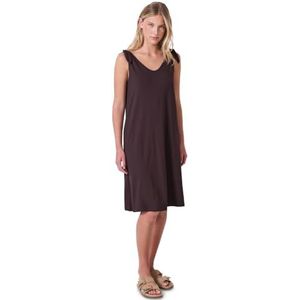 Street One Studio 1408798 Jersey damesjurk met strikken (1 stuk), Fudge Red, 36