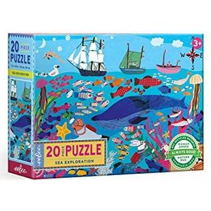 Eeboo Puzzel met 20 delen van de zee