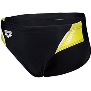 arena B Thrice Jr Brief R Swim Briefs Jongens, zwart/zachtgroen/wit