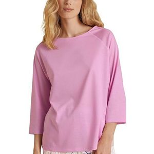 CALIDA Favourites T-shirt à manches 3/4 pour femme, thermorégulateur et respirant, super léger et extra fin, Rose bonbon, 46-48