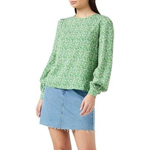 Louche Lima-Micro-Flower Damesblouse, Wit.