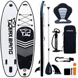 TIGERXBANG SUP Board Stand Up Paddle Board 320x82x15cm voor Volwassenen/Kinderen | ISUP Surfing Complete Kit