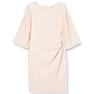 Gina Bacconi Dames chiffon geplooide cocktailjurk, posy