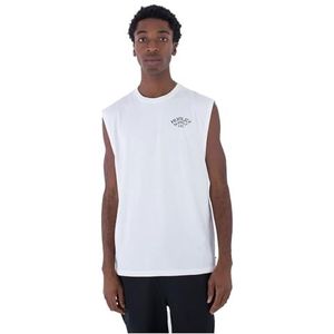 T-shirt sans manches pour homme - Organic Vision Muscle, blanc, S