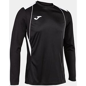 Joma Championship Vii T-shirt voor heren, Zwart en wit.